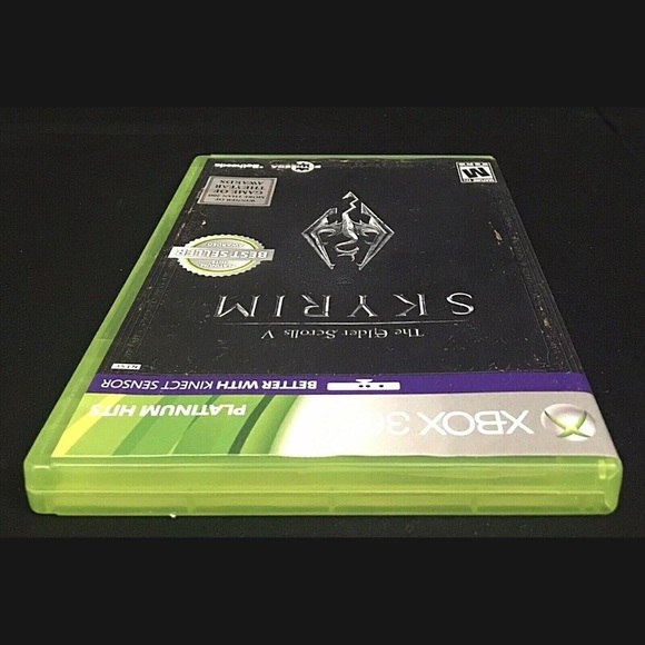 The Elder Scrolls V Skyrim Xbox 360 Platinum Hits 2011 TESTED Complete Manual - Picture 11 of 12